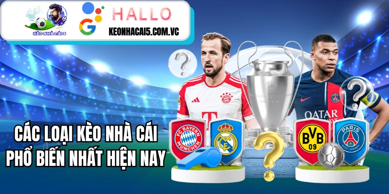 Các Loại Kèo Nhà Cái Phổ Biến Nhất Hiện Nay